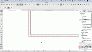 ARCHICAD kütüphanesindeki akıllı GDL objeleri olan kapı ve pencerelerin plan düzlemlerinde ölçeğe göre 2D sembol detaylarını otomatik değiştirebilirler: