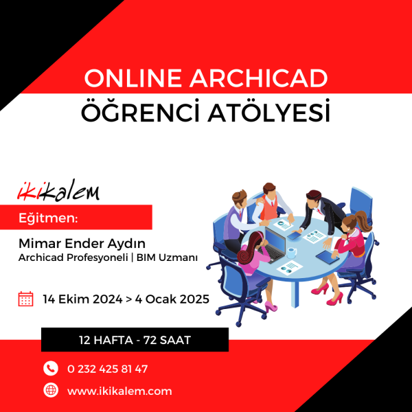 Online Archicad Öğrenci Atölyesi - Giriş